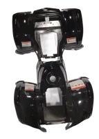 Blazer 125P Black Body Kit - TAO TAO MOTOR / GIO PARTS - PBCB125ubodyblack