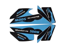 Manteray Blue Decals